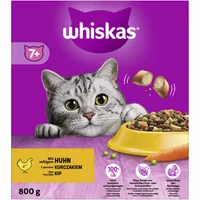 whiskas®  Katzen-Trockenfutter 7+ mit Huhn 800,0 g