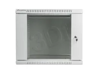 Lanberg Rack Wandschrank 19" 9U/600X600 Metalltür grau