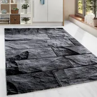 Homebyhome Teppich Wohnzimmer Modern 3D-Wandmuster Teppich, Kurzflor Teppich, Weich und Pflegeleicht Grösse 160x230 cm