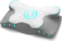 Mulisoft Memory Foam, Nackenkissen Ergonomisches Orthopädisches Kopfkissen für Nacken- und Schulterschmerzen - Kühlendes Schlafkissen für Seitenschläfer, Rücken- und Bauchschläfer mit Nackenstütze