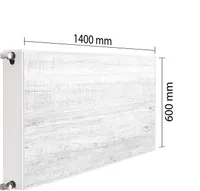 Magnet Heizkörperverkleidung Heizkörperabdeckung 140x60 HOLZ