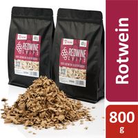 BBQ-Toro Redwine Smoker Chips | 800 g | aus 100% Rotwein-Eichenfässer