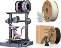 Creality 3D CR-10 SE 3D Drucker+2kg Creality Hochgeschwindigkeits PLA Filament (Schwarz+Weiß)