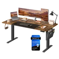 SONGMICS Höhenverstellbarer Schreibtisch elektrisch 160cm mit 4 Höhen