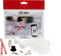 Creativ Company - Bastelset Wichteltür Motiv Schneemann - 977450