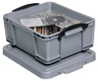 Really Useful Box Aufbewahrungsbox 18,0 l silber 48,0 x 39,0 x 20,0 cm