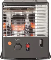 Qlima Petrolejový sporák R 4224S TC-2 Black 4,2 l nerezová oceľ