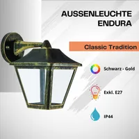 Ledvance Außenleuchte Endura Classic schwarz/gold