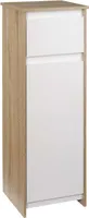 Rootz Badezimmerschrank – 2-stöckiger Schrank – Schrank – Holz – Weiß