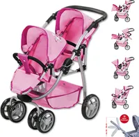 Knorrtoys Zwillingspuppenwagen Milo - "UMA.Das Einhorn"