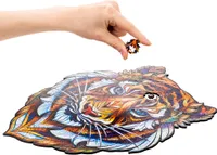 UNIDRAGON Lovely Tiger 19 x 24 cm 104 Teile Holz-Puzzle