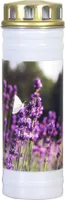 Recycling Ewiglicht Motiv "Lavendel"