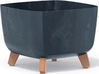 nabbi Kunststoff-Pflanzgefäß auf Beinen DGQL300E 29 cm - Anthrazit