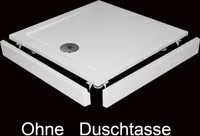 80x80cm Quadrat Duschwannen Dusche Armatur Schürze Stellfüße für Duschtasse Duschwanne Bodenelemente