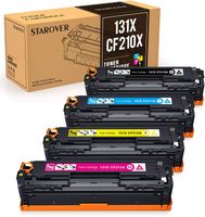 STAROVER 131X Kompatibel Toner CF210X CF211A CF212A CF213A mit Chip für HP LaserJet Pro 200 Color MFP M276n M76nw M251n M251nw, 4er Pack