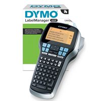DYMO LabelManager 420P Hochleistungs Beschriftungsgerät | Tragbares Etikettiergerät mit ABC-Tastatur & PC/Mac-Schnittstelle | für D1 Etiketten in 6, 9, 12, 19 mm Breite