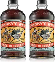 Shanky's Whip Original Black Irish Whiskey Liqueur 2x 0,7l