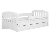 Jednolůžková postel CLASSIC do dětského pokoje 80x160 cm - Pěnová matrace, Bez šuplíku