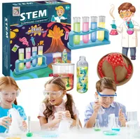 DYMEXSHOP | Experimentierkasten - Little Chemist - 14 Experimente - Wissenschafts-Spaß für Kinder - STEM Lernspielzeug