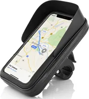 MidGard Spritzwassergeschützte Fahrrad- und Motorrad-Halterung Universal für Smartphones 5.7 Zoll - 6.3 Zoll kompatibel mit iPhone / Samsung / Huawei