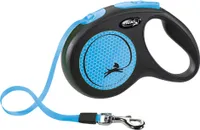 Flexi New Classic Neon Gurt-Roll-Leine - M / Blau