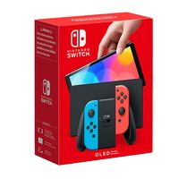 Nintendo Switch (OLED-Modell) Neon-Rot/Neon-Blau (JP/HK Version)