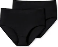 Schiesser Damen 2PACK Midi schwarz 42  DPK