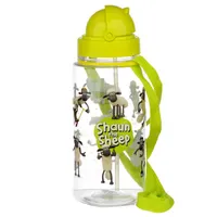 Plastová láhev s brčkem Shaun the Lamb (450 ml)