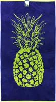 jilda-tex Strandtuch/Badetuch (Pineapple) 90x180 cm