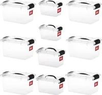 Greentainer Organizer, 25L х 6, 10L х 2, 6.5L х 2, 10 Stück
