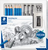 STAEDTLER 61 100 Zestaw do rysowania STAEDTLER Sketching Design Journey, 12 elementów
