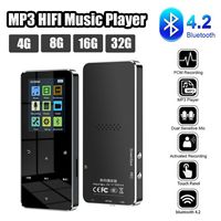 MP3 Player, Bluetooth 4GB Digital Musik Player 1.8" TFT Bildschirm Audio Player mit Kopfhörer, UKW Radio