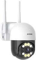 ZOSI 1080P Außen WLAN PTZ Dome Audio Überwachungskamera, 5X Digital Zoom, Personenerkennung, Licht Alarm