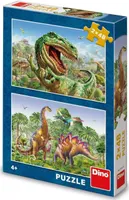 Dinosaurier Puzzle 2x48 Teile