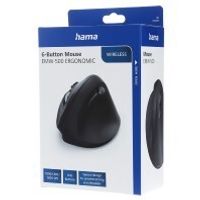 hama EMW-500 Maus ergonomisch kabellos schwarz