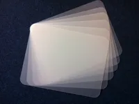 Tischunterlagen - Set transparent 6-teilig, abwaschbar 42 x 32 cm