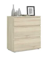 Sideboard Spøttrup 120x30,5x70cm Eiche [en.casa]