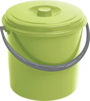 Vědro s víkem 10l zelené