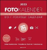 Foto-Bastelkalender rot 2023 21x22
