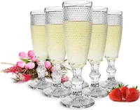 6 Sektgläser 150ml auf Fuß Caroline Sektkelche Champagner Prosecco Sektglas Proseccoglas