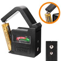 Batterietester für AAA, AA, C, D, 9 V, N und Knopfzellen Batterie-Zustandsanzeige