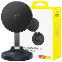 Samoprzylepny magnetyczny uchwyt na telefon Baseus MagPro, czarny