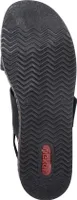 Rieker Damen Sandale Sandalette Slingback Keilabsatz Schnalle 62950, Größe:41 EU, Farbe:Schwarz