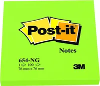 Post-it Haftnotizen 76 x 76 mm neongrün 100 Blatt