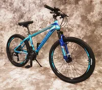 24 Zoll ALU MTB Mirage Gefedert, 21-Gang Shimano Daumenklickkettenschaltung, Scheibenbremsen 2467-TÜRKIS AB 132 CM KÖRPERGRÖSSE