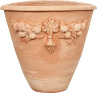 Terrakotta vase 50x45x34 cm, Vasen deko, Sahara terracotta pflanzkübel