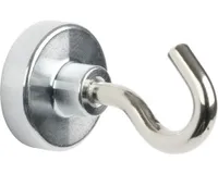 Powermagnet neodym s hákem Ø 25 mm, nosnost 21 kg