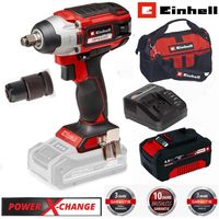 Einhell Schlagschrauber IMPAXXO 18/230 18 V,230 Nm, Akku 4.0 Ah Tasche Bürstenloser Motor