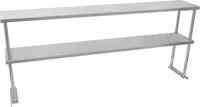 KuKoo Gastronomie Edelstahl Aufsatzbord Aufsatzboard Edelstahl Regal