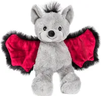 Habibi Wärmetiere Körnerkissen Kuscheltier Wärmflasche für Mikrowelle & Ofen - Fledermaus (Füllung herausnehmbar)